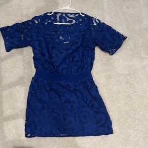 Milly Blue Lace Dress